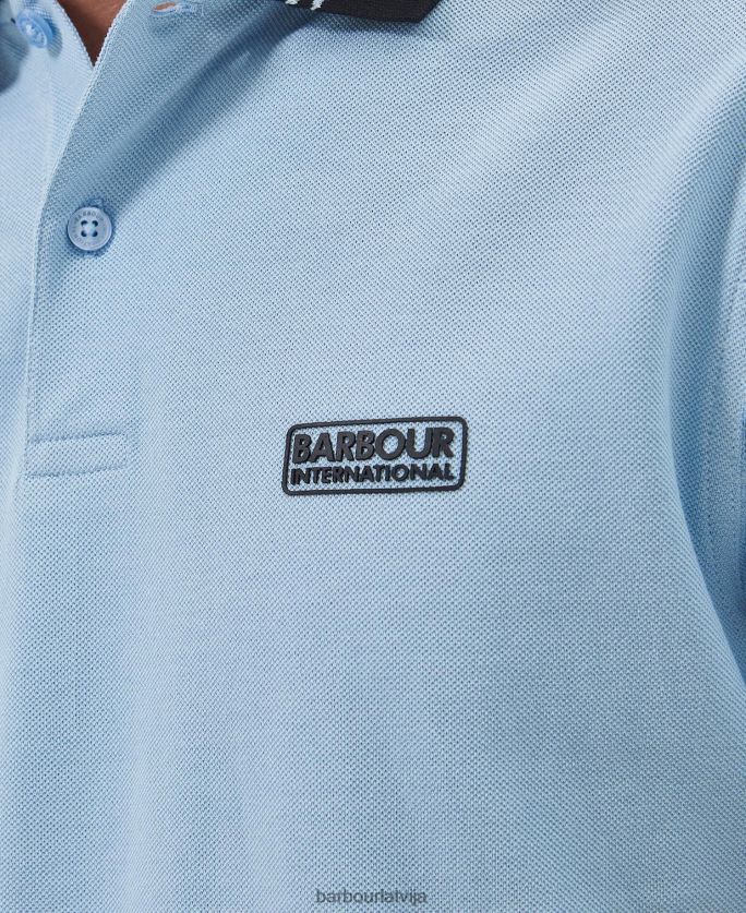 Barbour vīriešiem trekera polo krekls P8J88A670 apģērbs izbalējis zils
