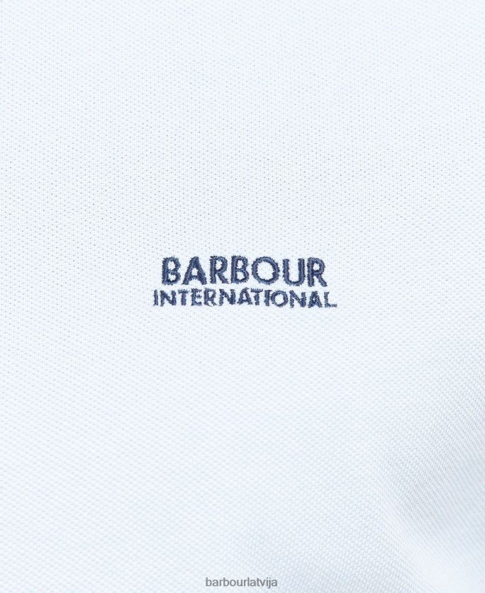 Barbour vīriešiem whateley polo krekls P8J88A705 apģērbs chambray blue/whisper white