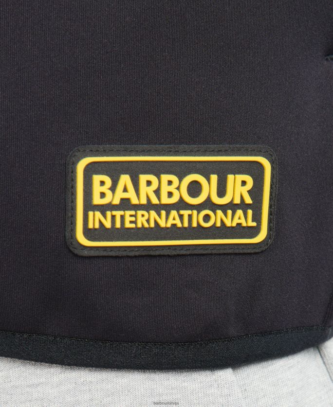 Barbour vīriešiem Džeksona stepēta žaketīte P8J88A152 apģērbs klasisks melns