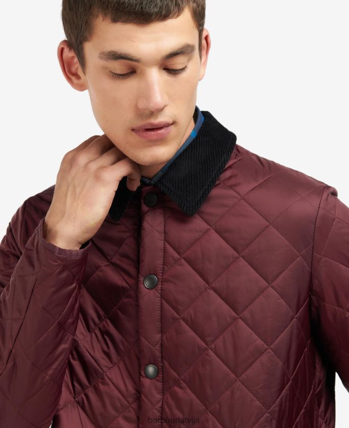 Barbour vīriešiem heritage liddesdale stepēta jaka P8J88A100 apģērbs flote