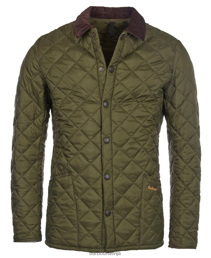 Barbour vīriešiem heritage liddesdale stepēta jaka P8J88A77 apģērbs melns