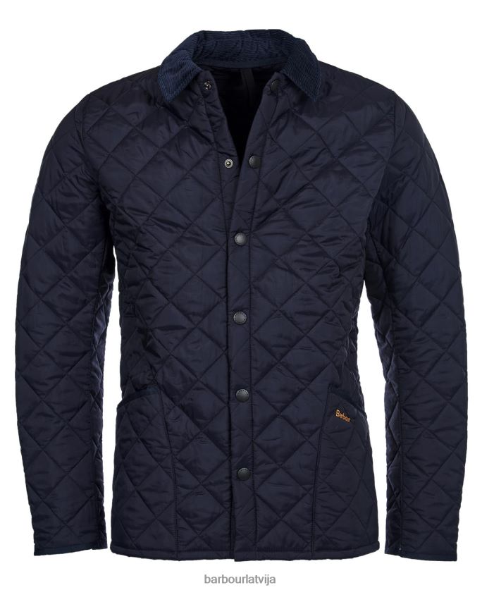 Barbour vīriešiem heritage liddesdale stepēta jaka P8J88A84 apģērbs melns