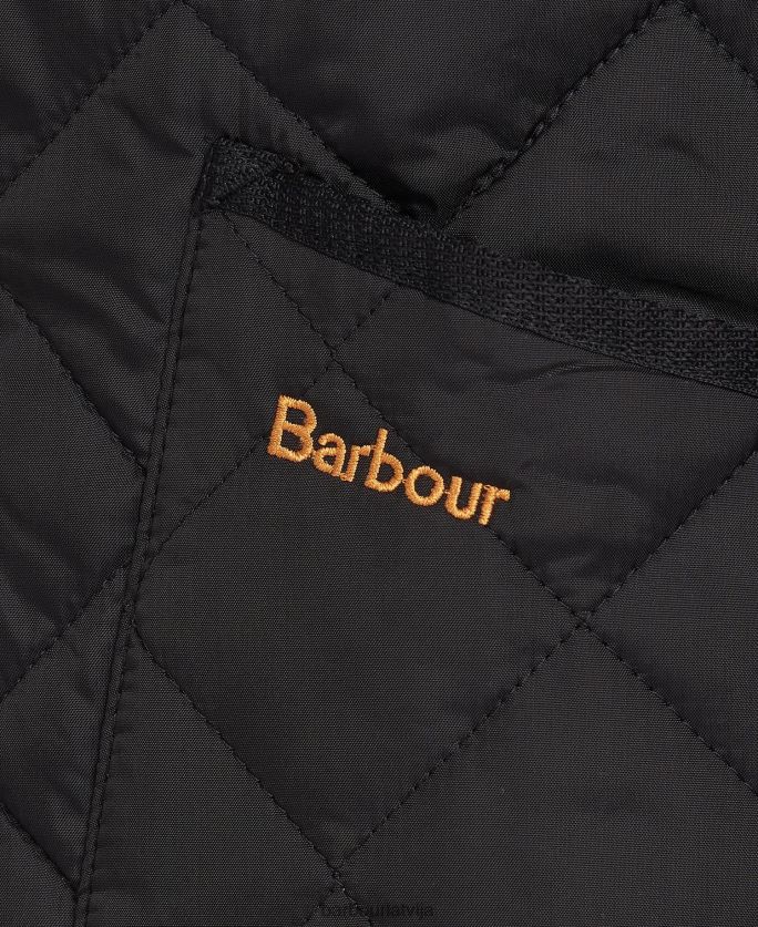 Barbour vīriešiem heritage liddesdale stepēta jaka P8J88A98 apģērbs melns