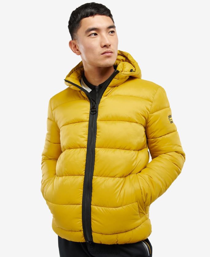 Barbour vīriešiem mantota bobber stepēta jaka P8J88A168 apģērbs ogles