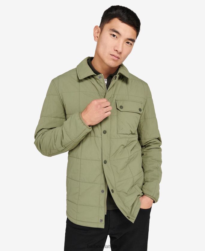 Barbour vīriešiem tūrisma stepēts kreklu jaka P8J88A141 apģērbs klasisks melns