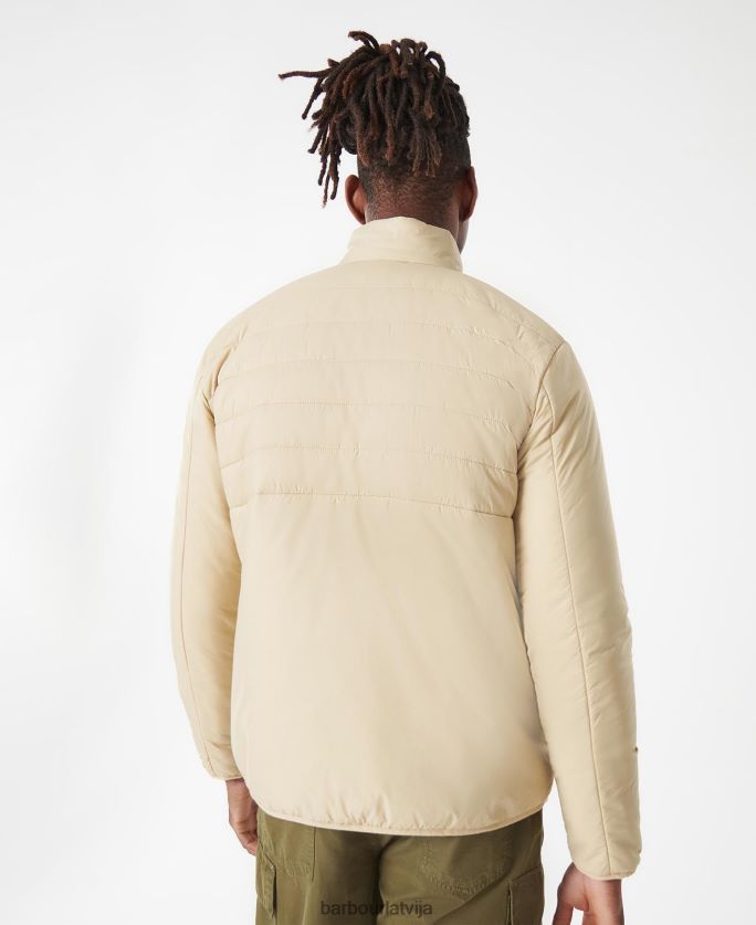 Barbour vīriešiem vasaras baffle stepēta jaka P8J88A92 apģērbs olivīns