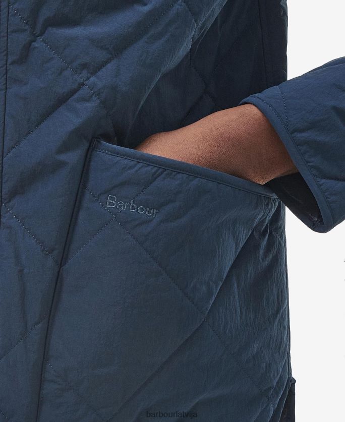Barbour vīriešiem vasaras liddesdale stepēta jaka P8J88A111 apģērbs kukurūzas kāts