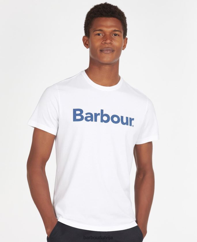 Barbour vīriešiem T-krekls ar logotipu P8J88A790 apģērbs jauna flote