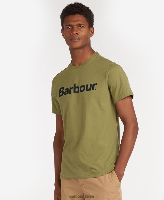 Barbour vīriešiem T-krekls ar logotipu P8J88A822 apģērbs jauna flote