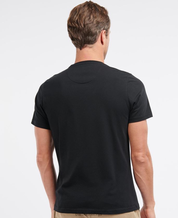Barbour vīriešiem T-krekls ar logotipu P8J88A933 apģērbs koraļļu smiltis