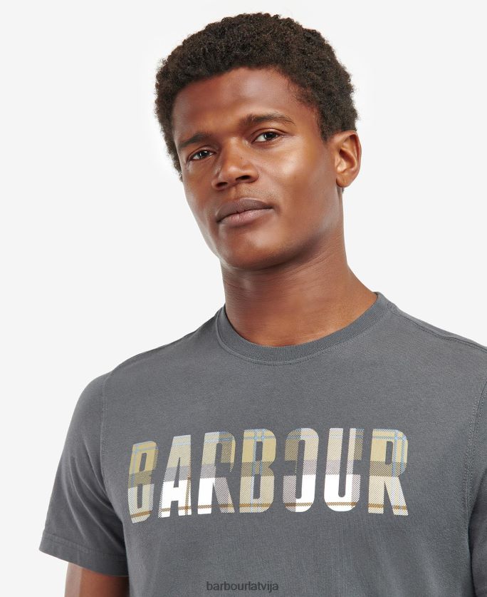 Barbour vīriešiem Thurso t-krekls P8J88A831 apģērbs asfalts/ambula