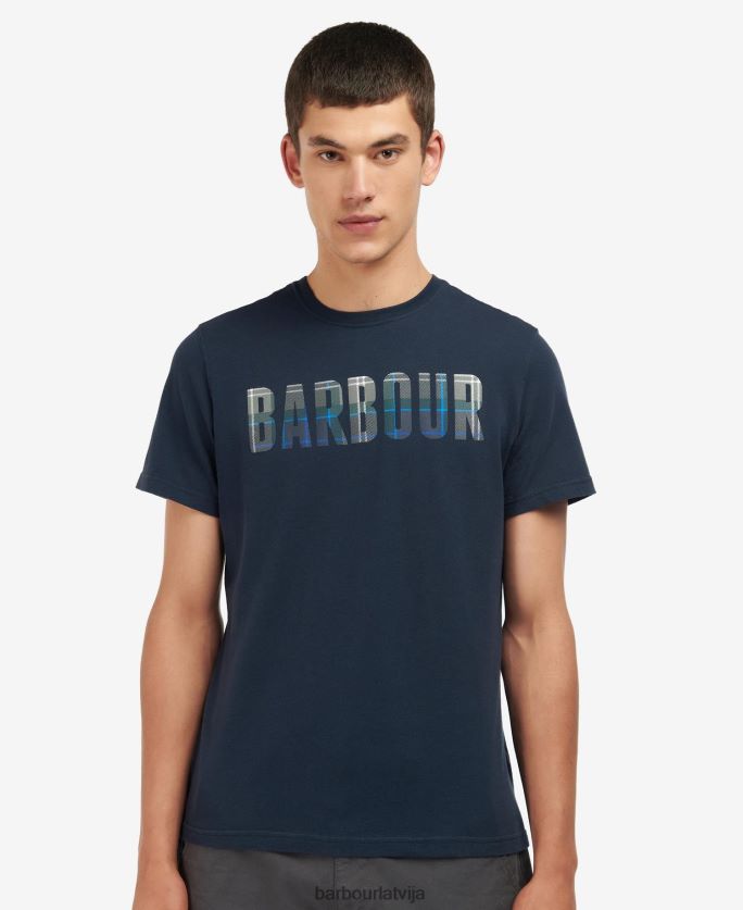 Barbour vīriešiem Thurso t-krekls P8J88A908 apģērbs asfalts/ambula
