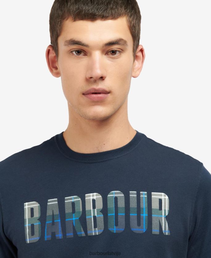 Barbour vīriešiem Thurso t-krekls P8J88A908 apģērbs asfalts/ambula