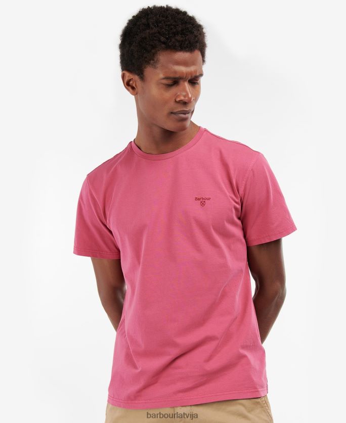Barbour vīriešiem apģērba krāsots t-krekls P8J88A885 apģērbs debesis
