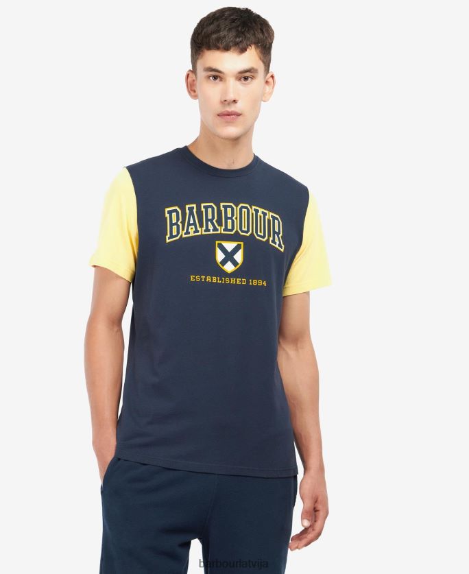 Barbour vīriešiem bodleian t-krekls P8J88A953 apģērbs platāns