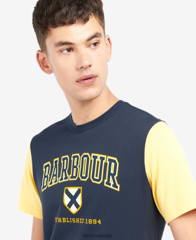 Barbour vīriešiem bodleian t-krekls P8J88A953 apģērbs platāns