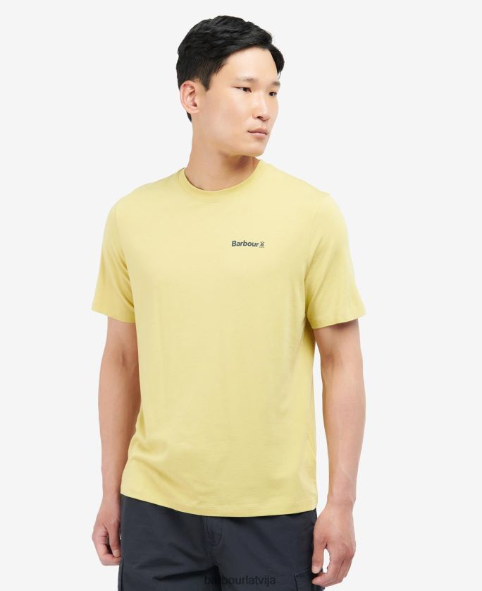 Barbour vīriešiem koordinātu logo t-krekls P8J88A916 apģērbs migla