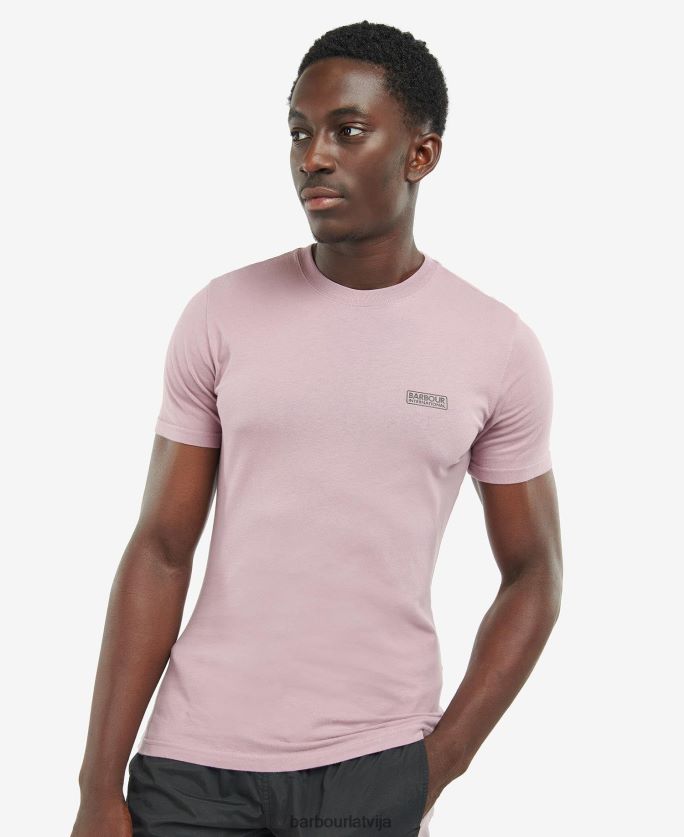 Barbour vīriešiem maza logotipa T-krekls P8J88A813 apģērbs purpursarkana