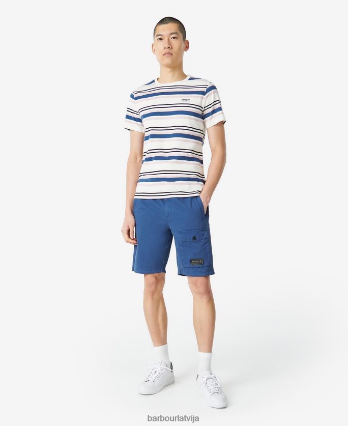 Barbour vīriešiem norwood t-krekls P8J88A780 apģērbs čuksti balts
