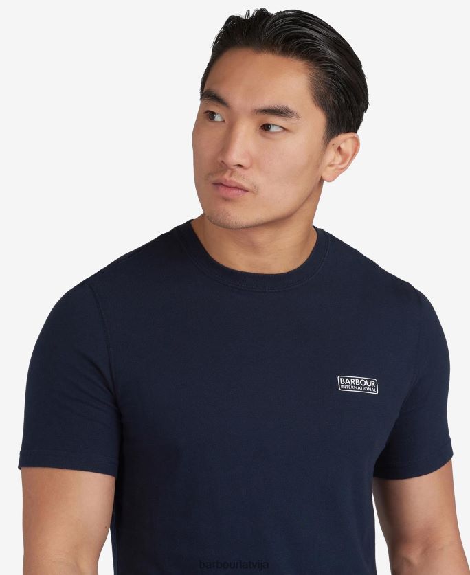 Barbour vīriešiem starptautisks t-krekla mazs logotips P8J88A766 apģērbs melns