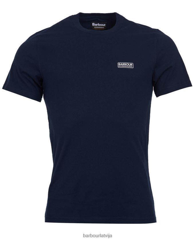 Barbour vīriešiem starptautisks t-krekla mazs logotips P8J88A766 apģērbs melns