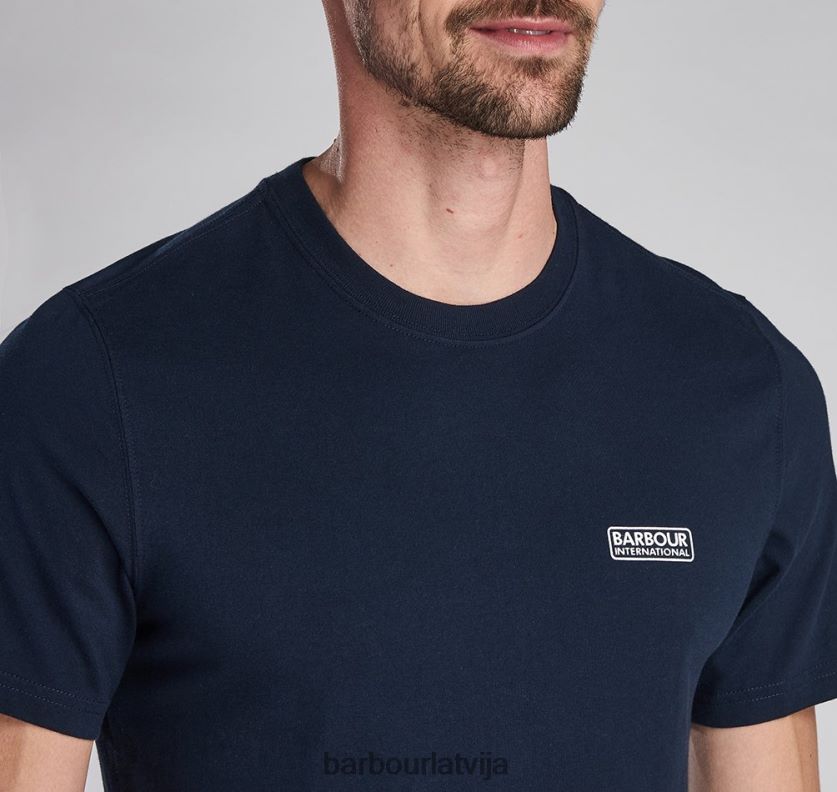 Barbour vīriešiem starptautisks t-krekla mazs logotips P8J88A766 apģērbs melns