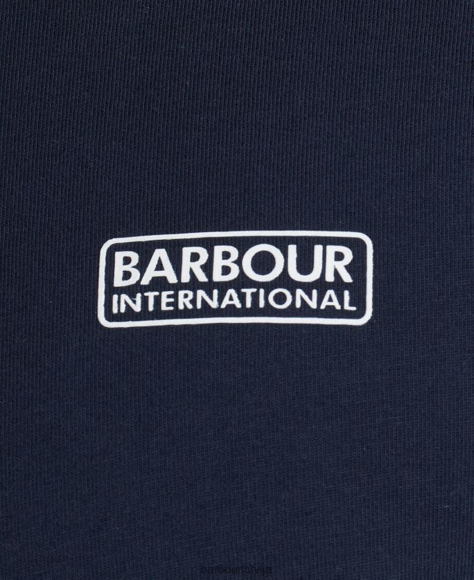 Barbour vīriešiem starptautisks t-krekla mazs logotips P8J88A766 apģērbs melns