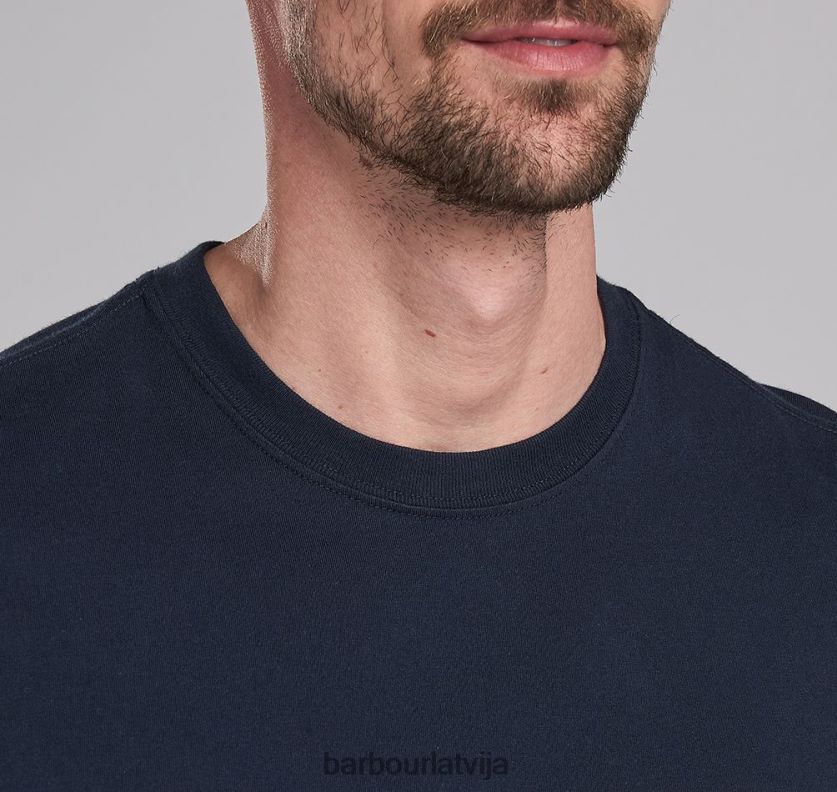 Barbour vīriešiem starptautisks t-krekla mazs logotips P8J88A766 apģērbs melns
