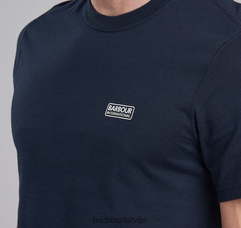 Barbour vīriešiem starptautisks t-krekla mazs logotips P8J88A766 apģērbs melns
