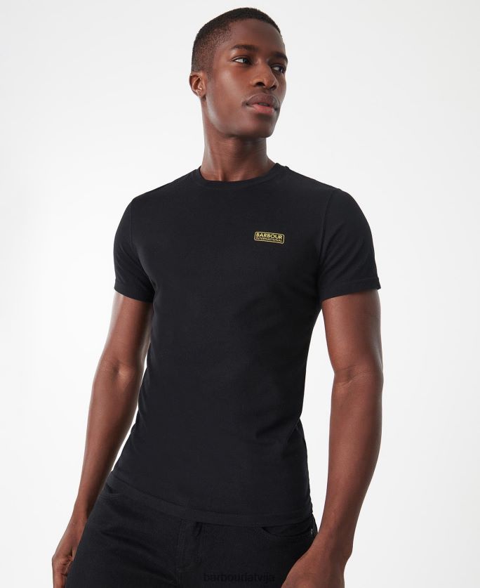 Barbour vīriešiem starptautisks t-krekla mazs logotips P8J88A787 apģērbs melns