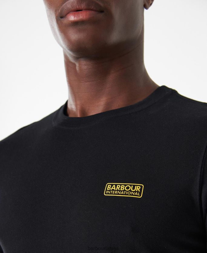 Barbour vīriešiem starptautisks t-krekla mazs logotips P8J88A787 apģērbs melns