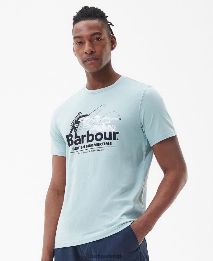Barbour vīriešiem uzliets t-krekls P8J88A789 apģērbs izbalējis oranžs