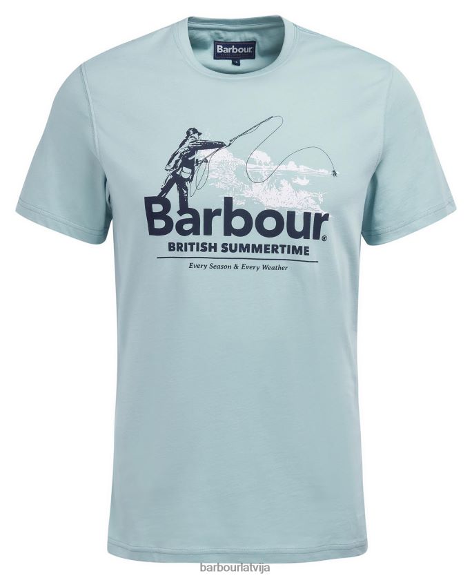 Barbour vīriešiem uzliets t-krekls P8J88A789 apģērbs izbalējis oranžs