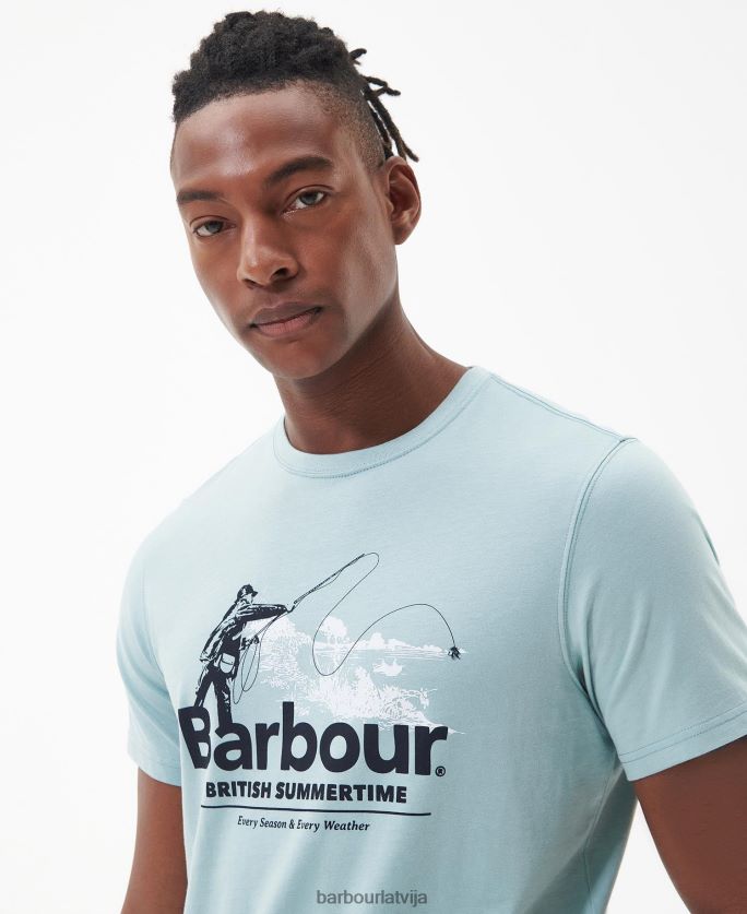 Barbour vīriešiem uzliets t-krekls P8J88A789 apģērbs izbalējis oranžs