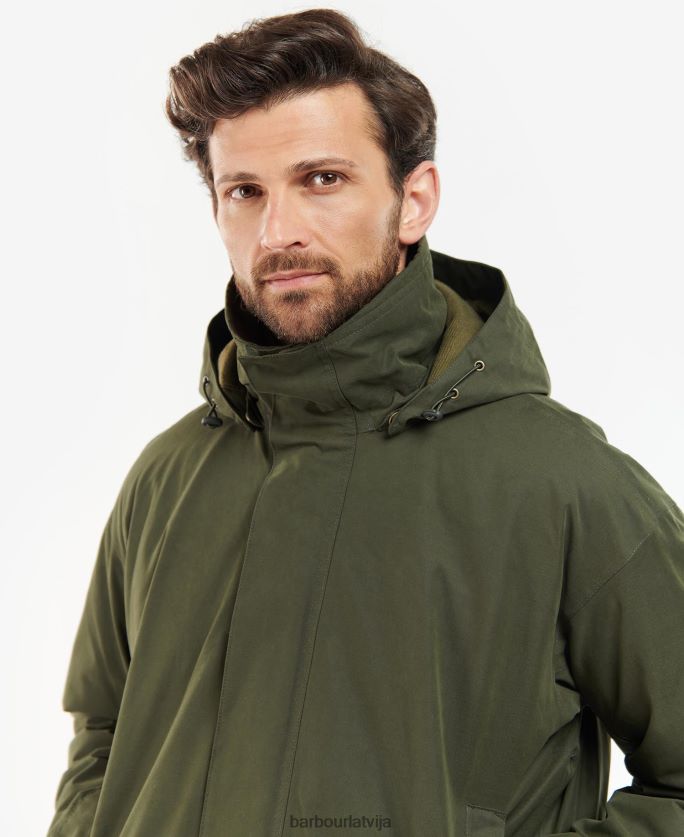 Barbour vīriešiem beaconsfield jaka P8J88A187 apģērbs olīvu