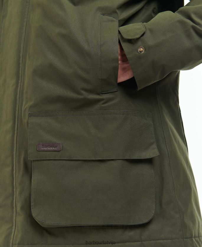 Barbour vīriešiem beaconsfield jaka P8J88A187 apģērbs olīvu