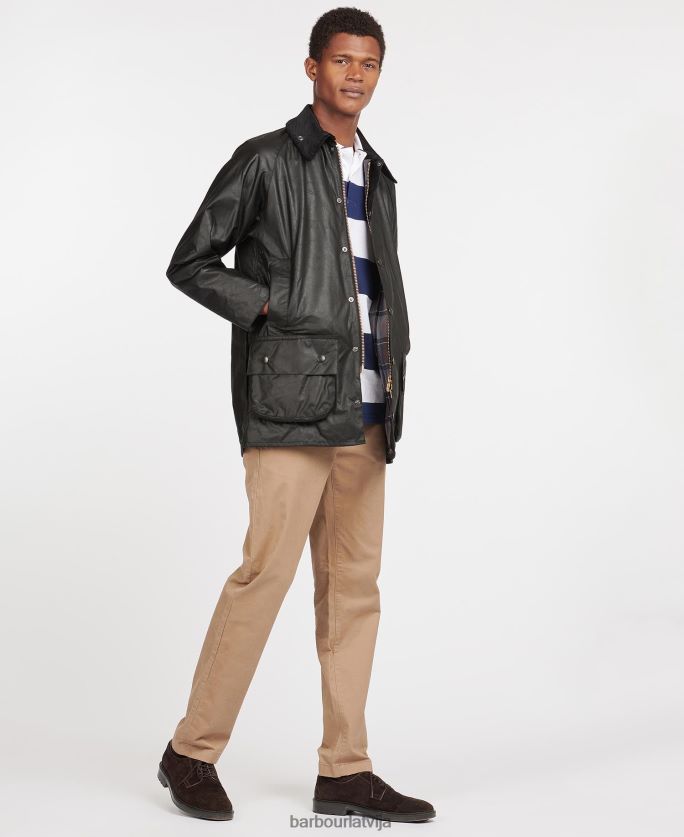 Barbour vīriešiem Beaufort vaska jaka P8J88A32 apģērbs melns