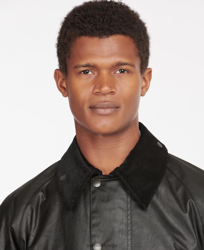 Barbour vīriešiem Beaufort vaska jaka P8J88A32 apģērbs melns