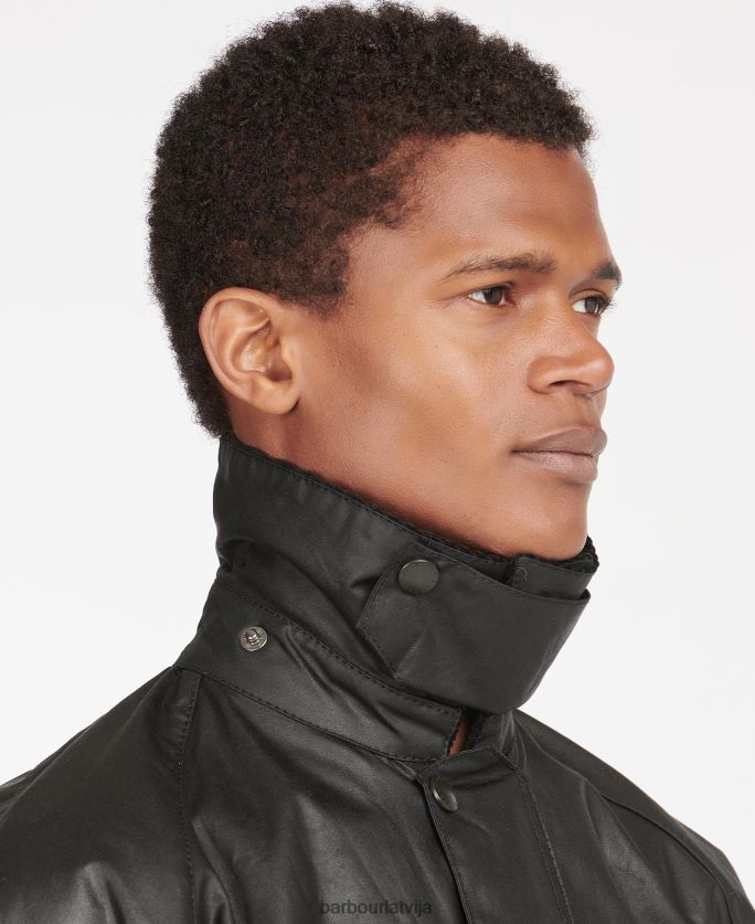 Barbour vīriešiem Beaufort vaska jaka P8J88A32 apģērbs melns