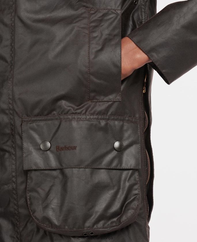 Barbour vīriešiem Beaufort vaska jaka P8J88A39 apģērbs melns