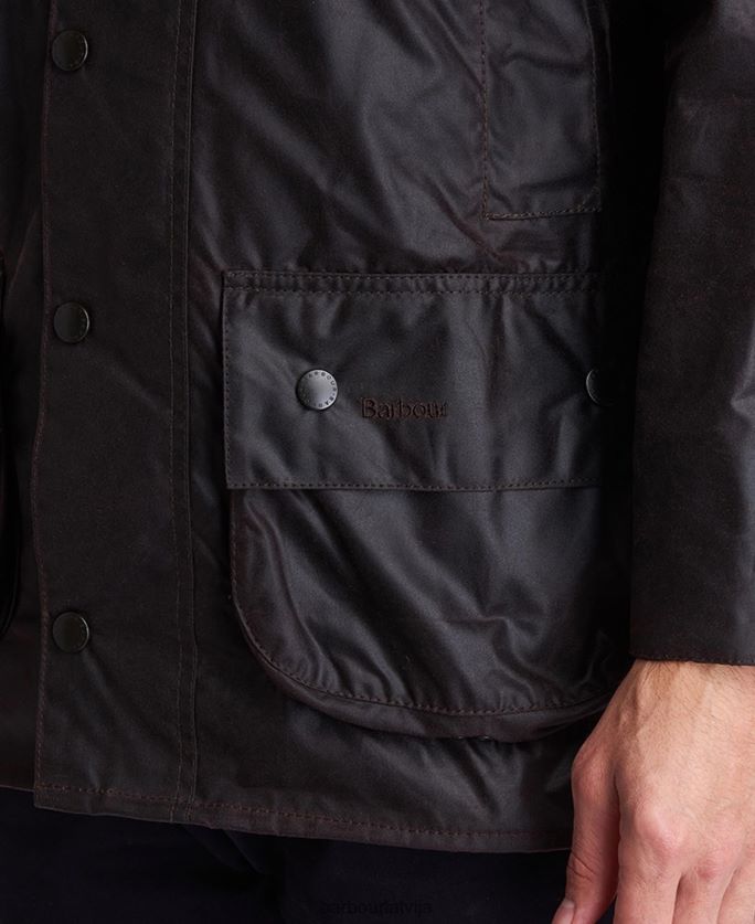Barbour vīriešiem Beaufort vaska jaka P8J88A39 apģērbs melns