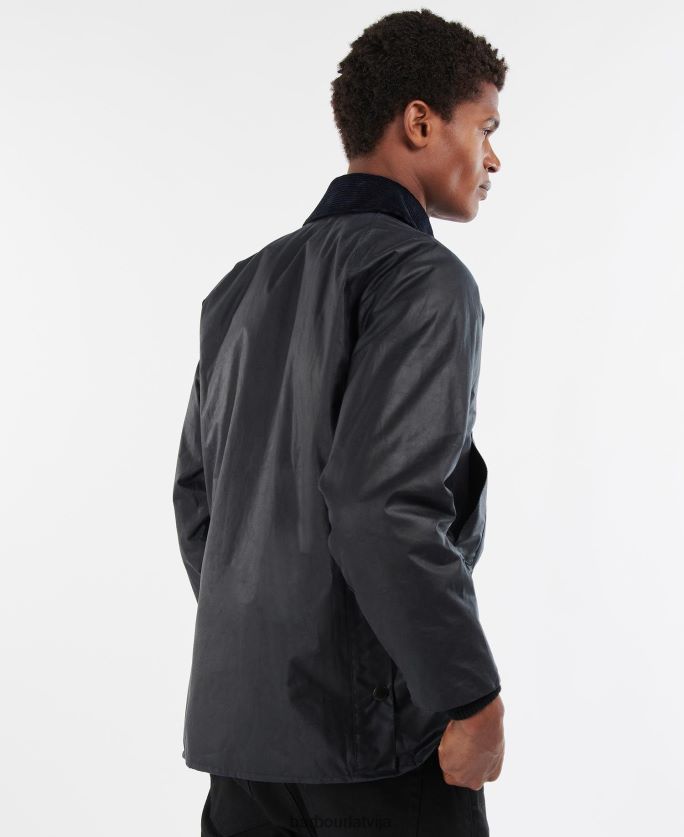 Barbour vīriešiem bedale vaska jaka P8J88A19 apģērbs melns