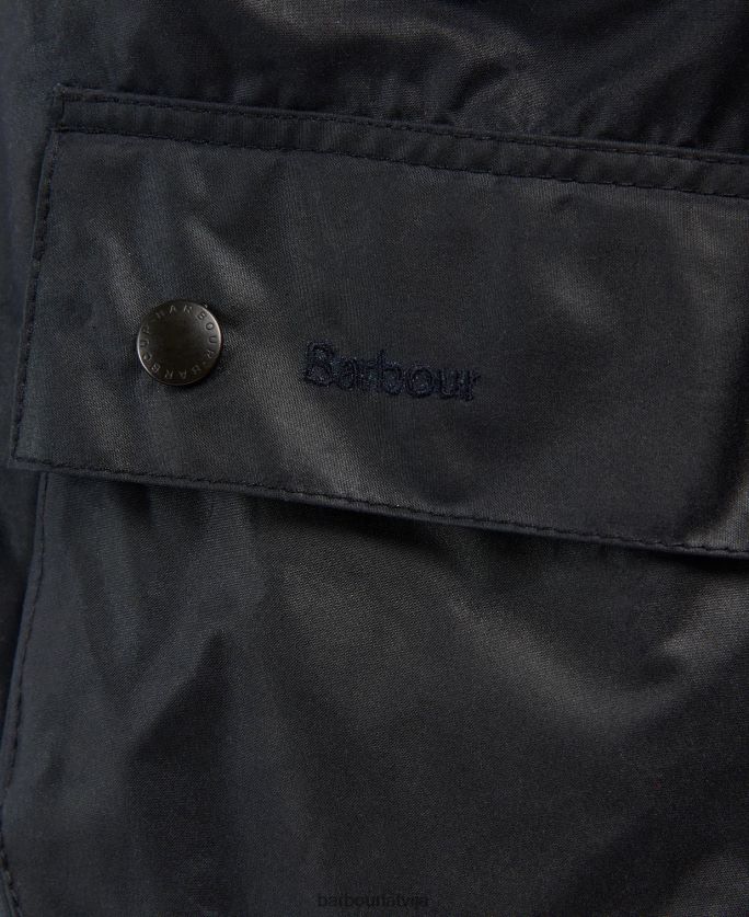 Barbour vīriešiem bedale vaska jaka P8J88A19 apģērbs melns