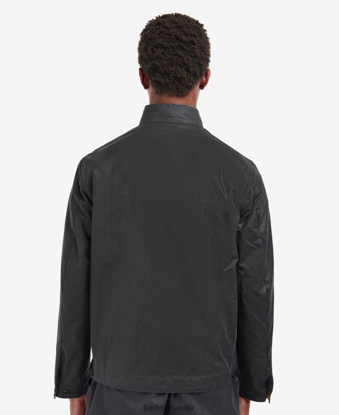 Barbour vīriešiem harben vaskota jaka P8J88A61 apģērbs klasisks pelēks