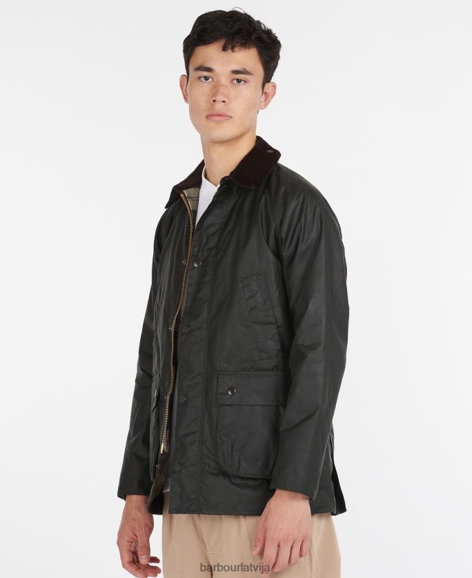 Barbour vīriešiem sl bedale vaskota kokvilnas jaka P8J88A25 apģērbs melns