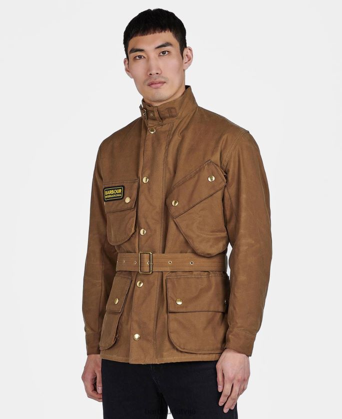Barbour vīriešiem starptautiska oriģināla vaskota jaka P8J88A21 apģērbs melns