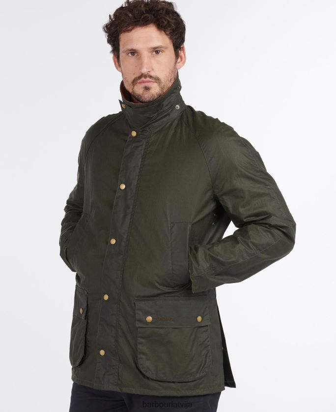 Barbour vīriešiem viegla ashby vaskota jaka P8J88A17 apģērbs arhīvs olīvu