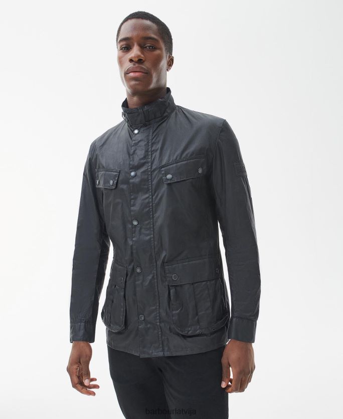 Barbour vīriešiem viegla hercoga vaskota kokvilnas jaka P8J88A48 apģērbs salvija