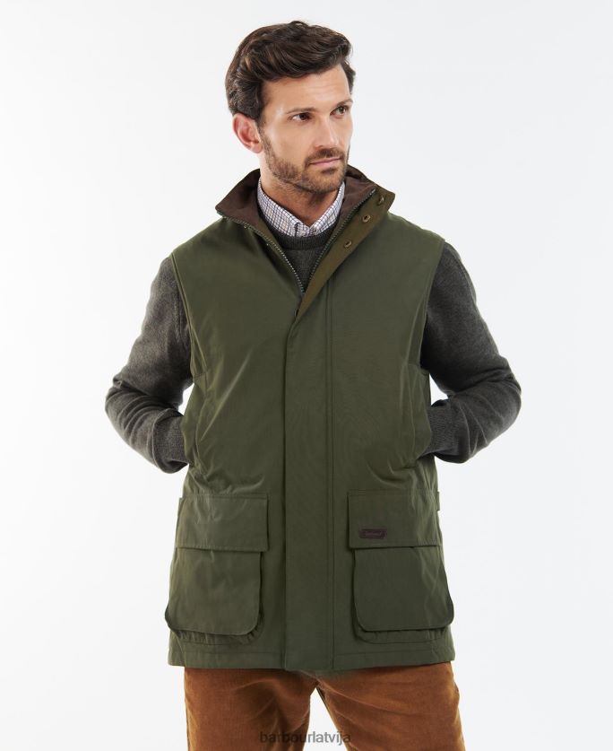 Barbour vīriešiem Farringdon Gilet P8J88A230 apģērbs olīvu