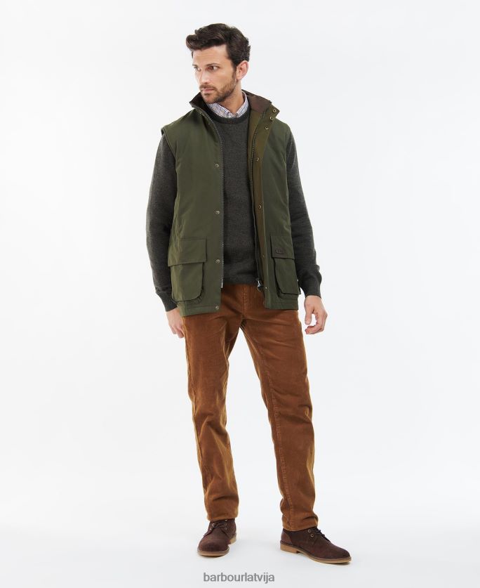 Barbour vīriešiem Farringdon Gilet P8J88A230 apģērbs olīvu